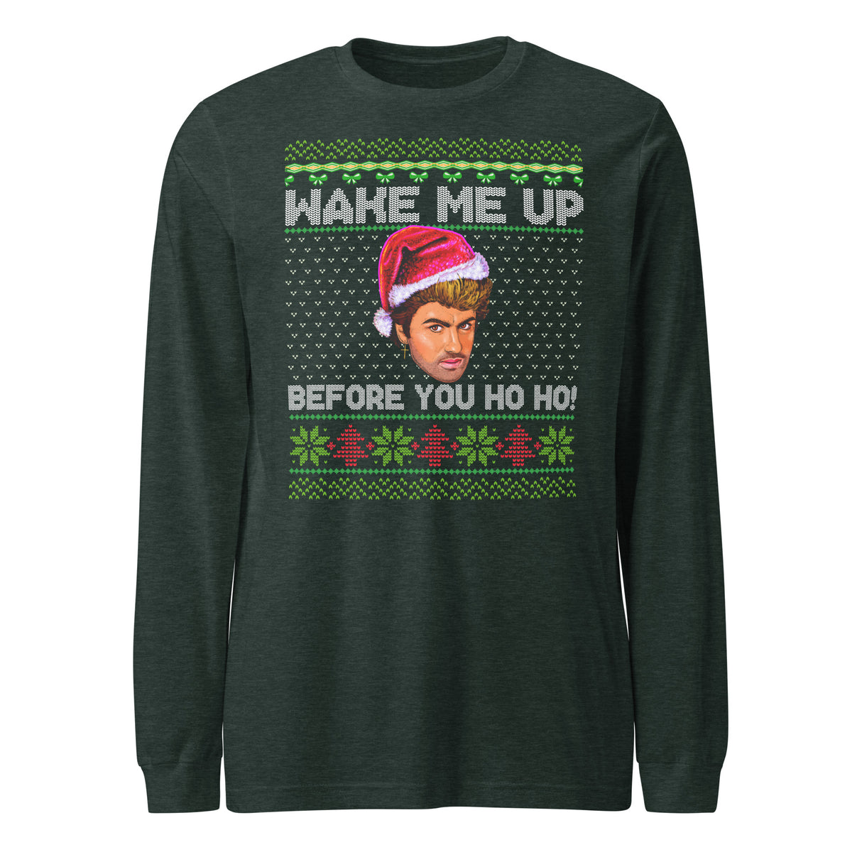Wake Me Up (Ugly Christmas)-T-Shirts-Swish Embassy