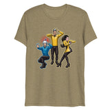 Warp that Effing Duck (Triblend)-Triblend T-Shirt-Swish Embassy