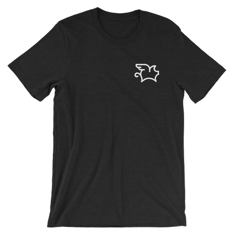 When Pigs Fly (Embroidered T-Shirt)-Embroidered T-Shirts-Swish Embassy