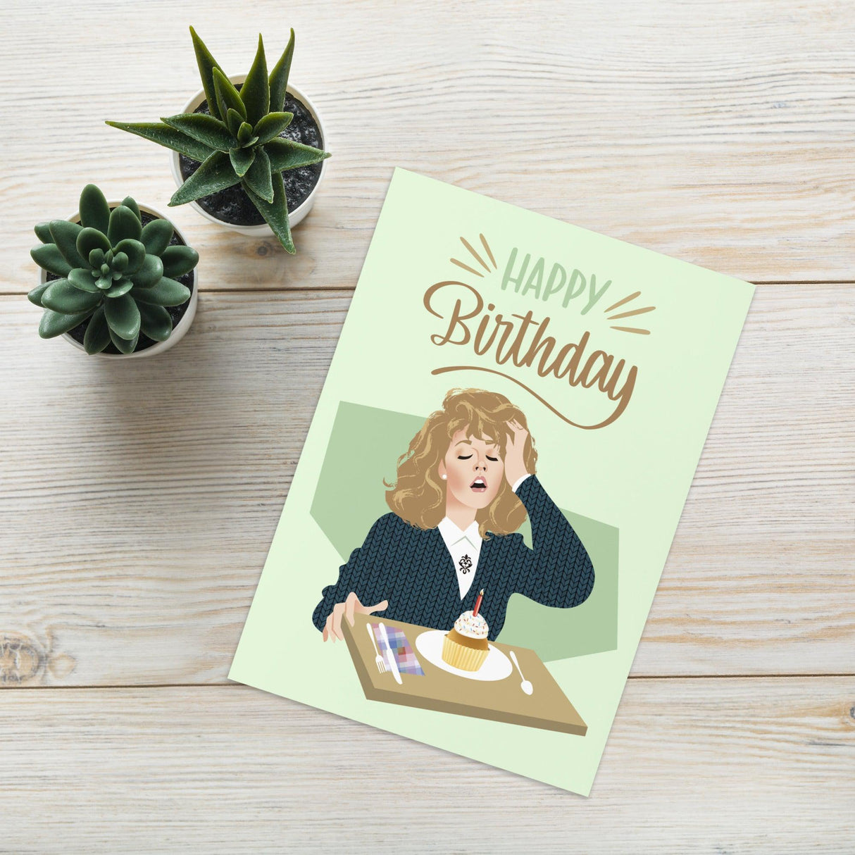 When Sally Had a Bday (Birthday Card)-Greeting Card-Swish Embassy