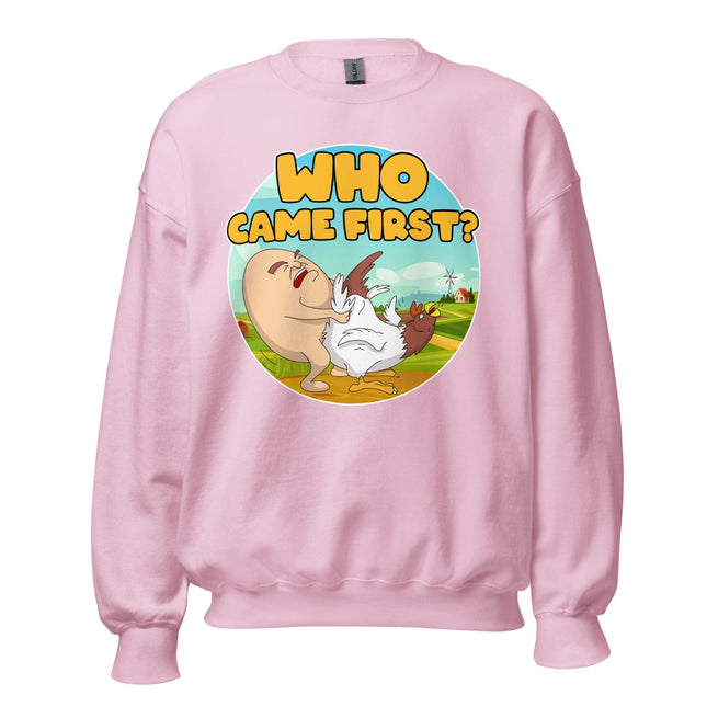 Who Came First (Sweatshirt)-Sweatshirt-Swish Embassy