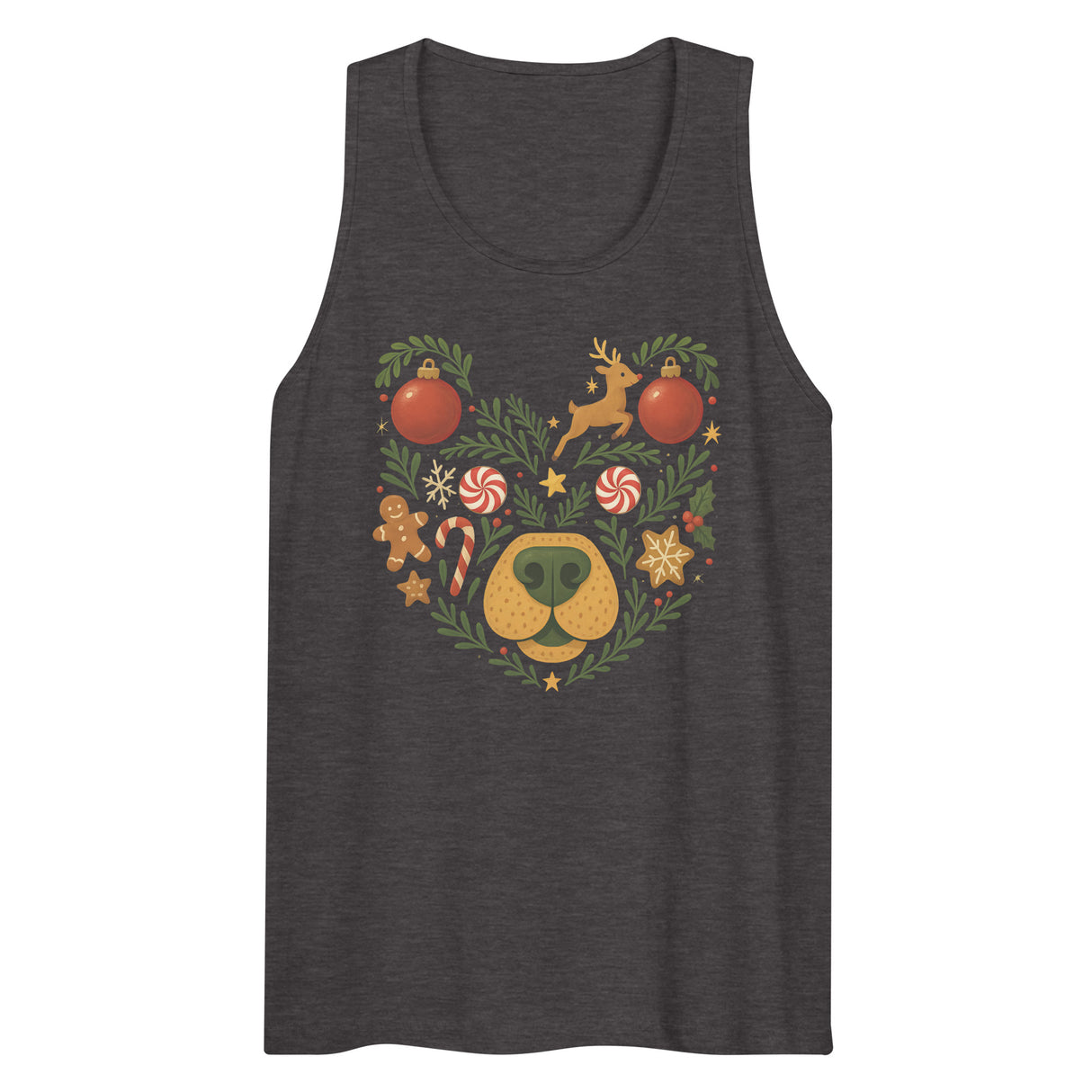 Winter Bear (Tank top)-Tank Top-Swish Embassy