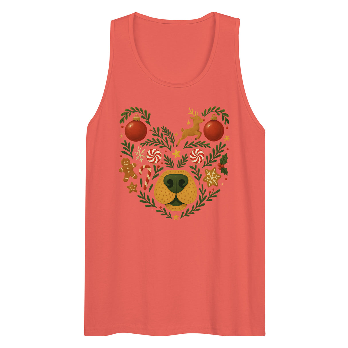 Winter Bear (Tank top)-Tank Top-Swish Embassy
