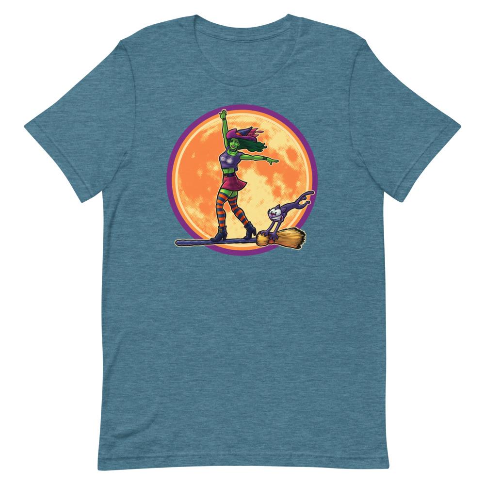 Witch Surfer-Halloween T-Shirt-Swish Embassy