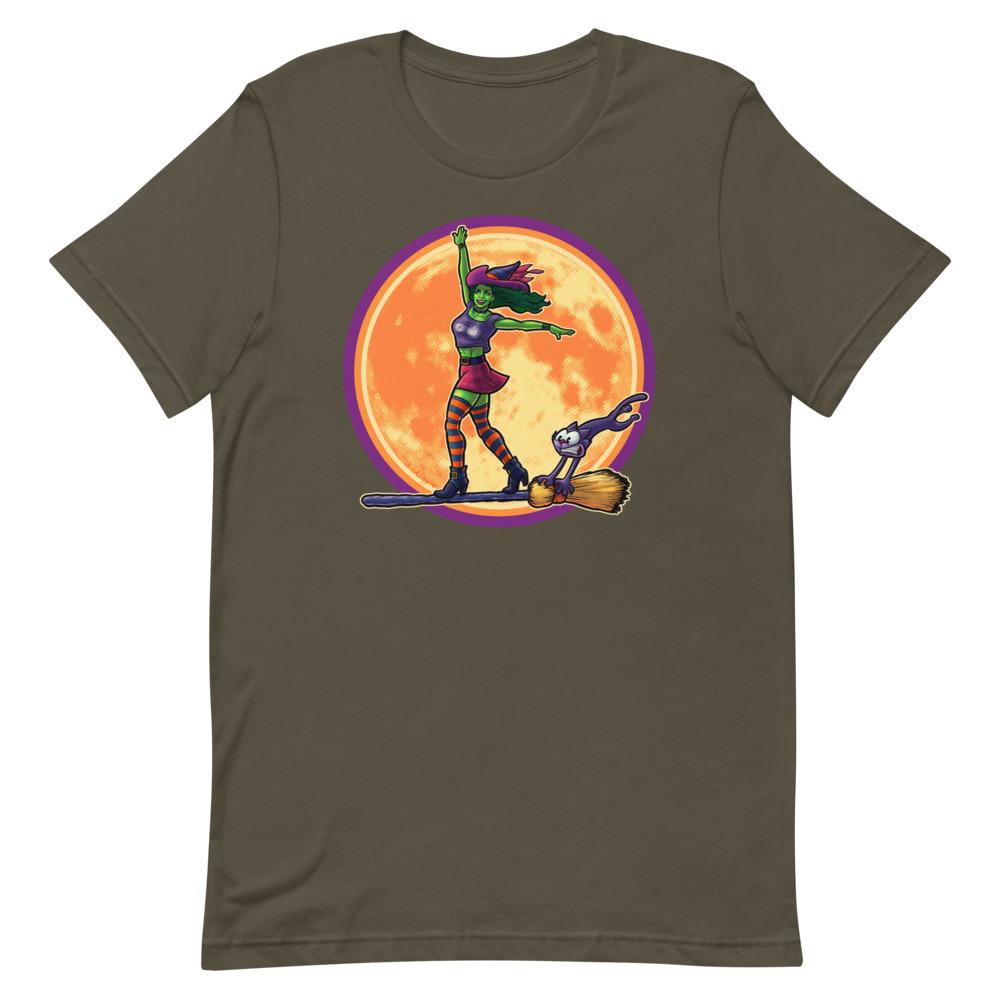 Witch Surfer-Halloween T-Shirt-Swish Embassy