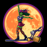 Witch Surfer-Halloween T-Shirt-Swish Embassy