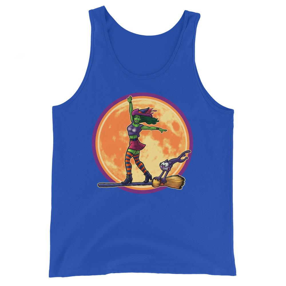 Witch Surfer (Tank Top)-Halloween Tank-Swish Embassy