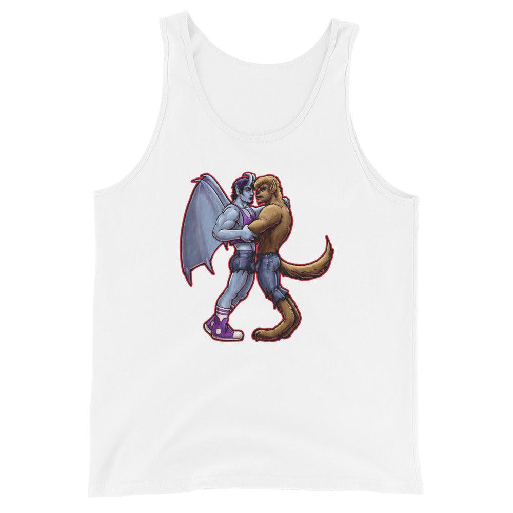 Wolf and Demon (Tank Top)-Tank Top-Swish Embassy