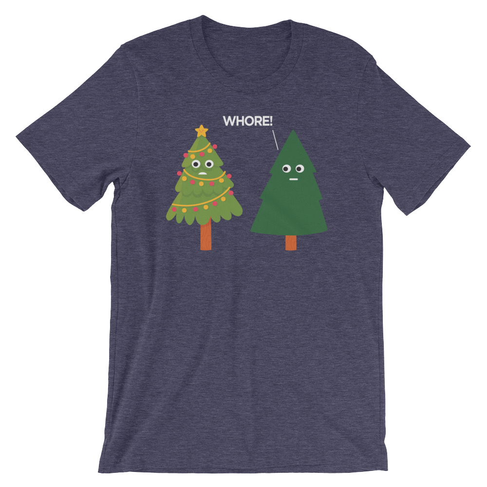 X-Mas Tree Shade-Christmas T-Shirts-Swish Embassy