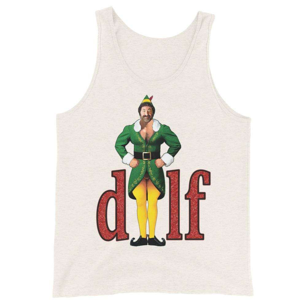 XMas DILF (Tank Top)-Christmas Tank Tops-Swish Embassy