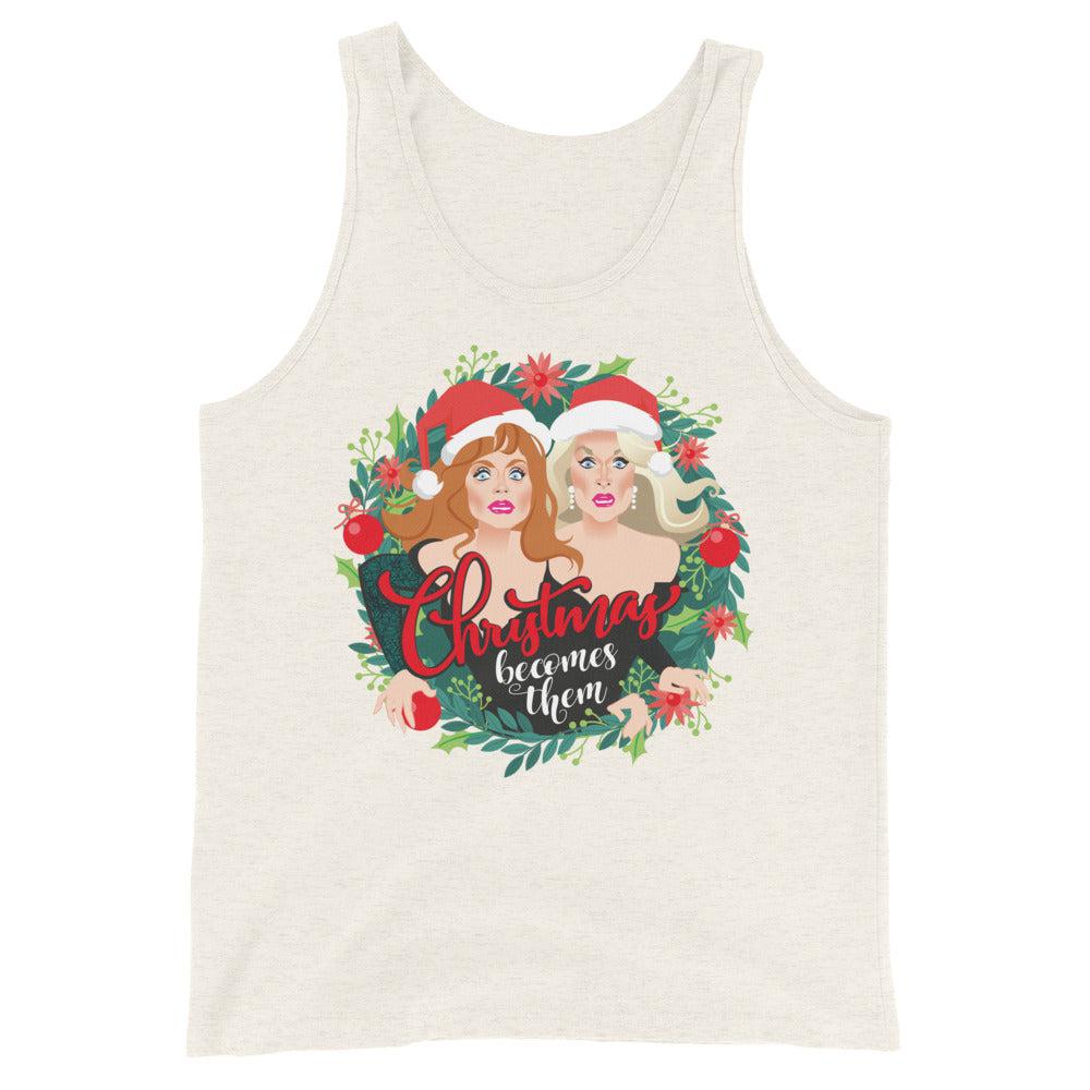 Xmas Becomes Them (Tank Top)-Tank Top-Swish Embassy