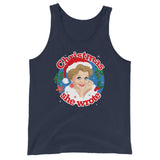 Xmas She Wrote (Tank Top)-Tank Top-Swish Embassy