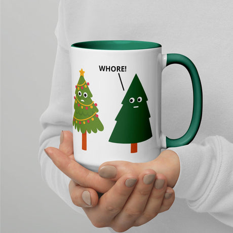 Xmas Tree Shade (Christmas Mugs)-Christmas Mugs-Swish Embassy