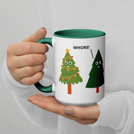 Xmas Tree Shade (Christmas Mugs)-Mugs-Swish Embassy