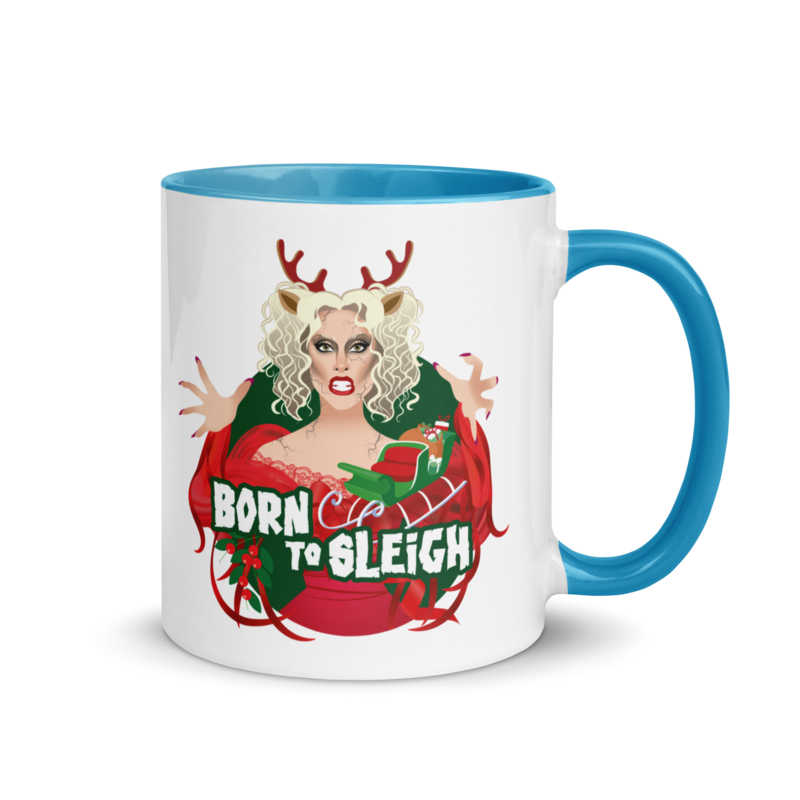 Born to Sleigh (Mug) - Blue