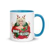Born to Sleigh (Mug) - Blue
