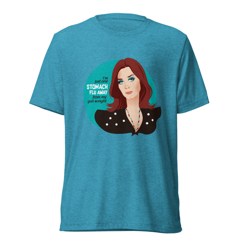 Goal Weight (Triblend) - Aqua Triblend