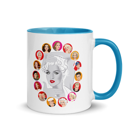 Dietrich and DiMaggio (Mug) - Blue