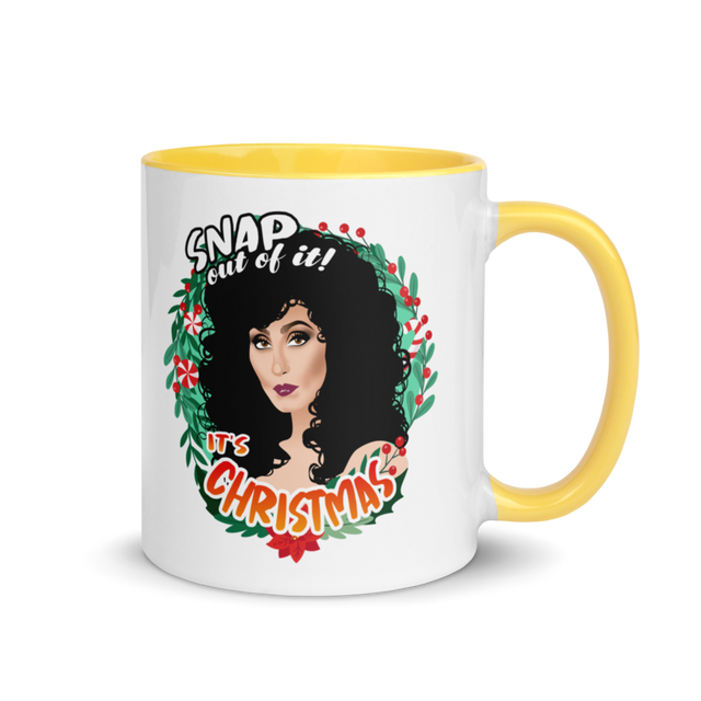 Snap Out of It It's Xmas (Mug) - Yellow