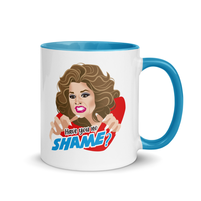 Have You No Shame? (Mug) - Blue