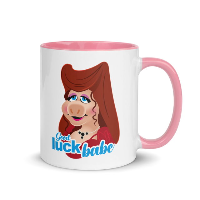 Good Luck Babe (Mug) - Pink