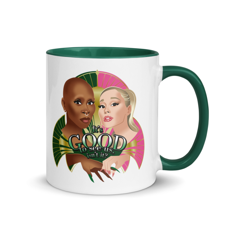 It's Good to See Us (Mug) - Dark Green