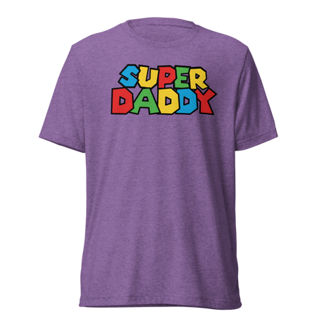 Super Daddy (Triblend) - Purple Triblend