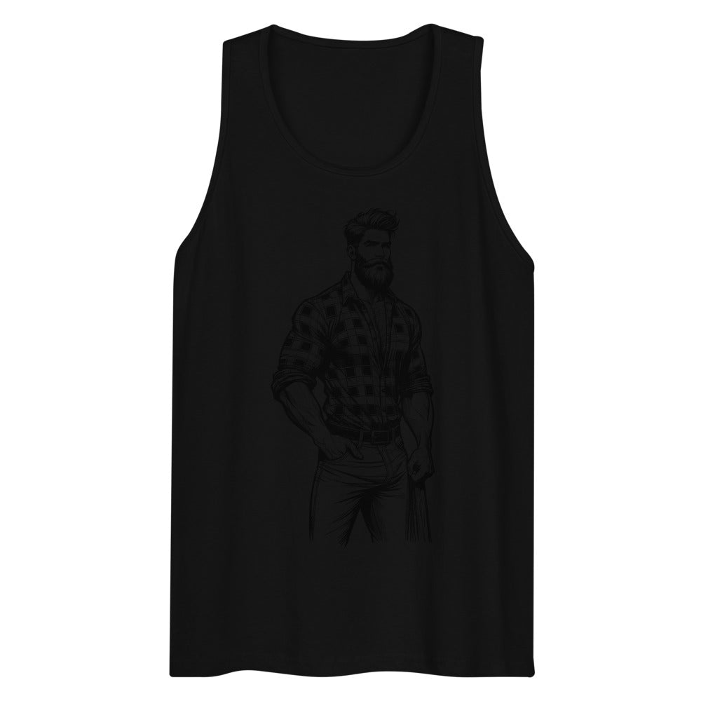 Lumbersexual (Tank Top) - Black
