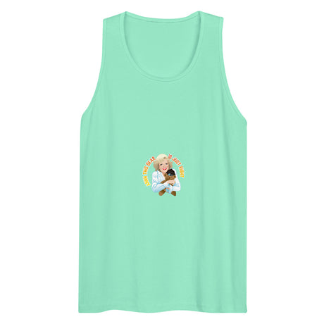 This Bear is Just Right (Tank Top) - Mint