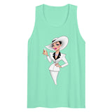 Champagne & Shoulder Pads (Tank Top) - Mint