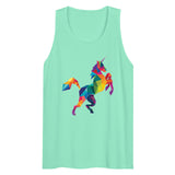 Polygon Unicorn (Tank Top) - Mint