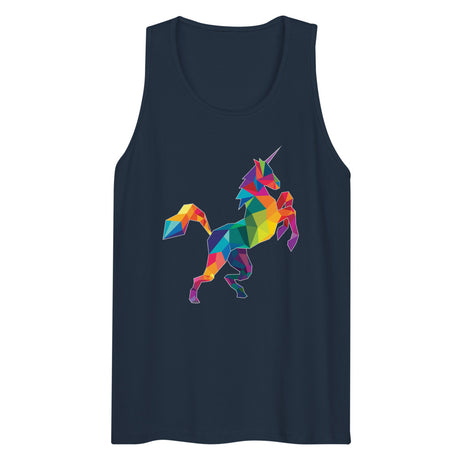 Polygon Unicorn (Tank Top) - Navy