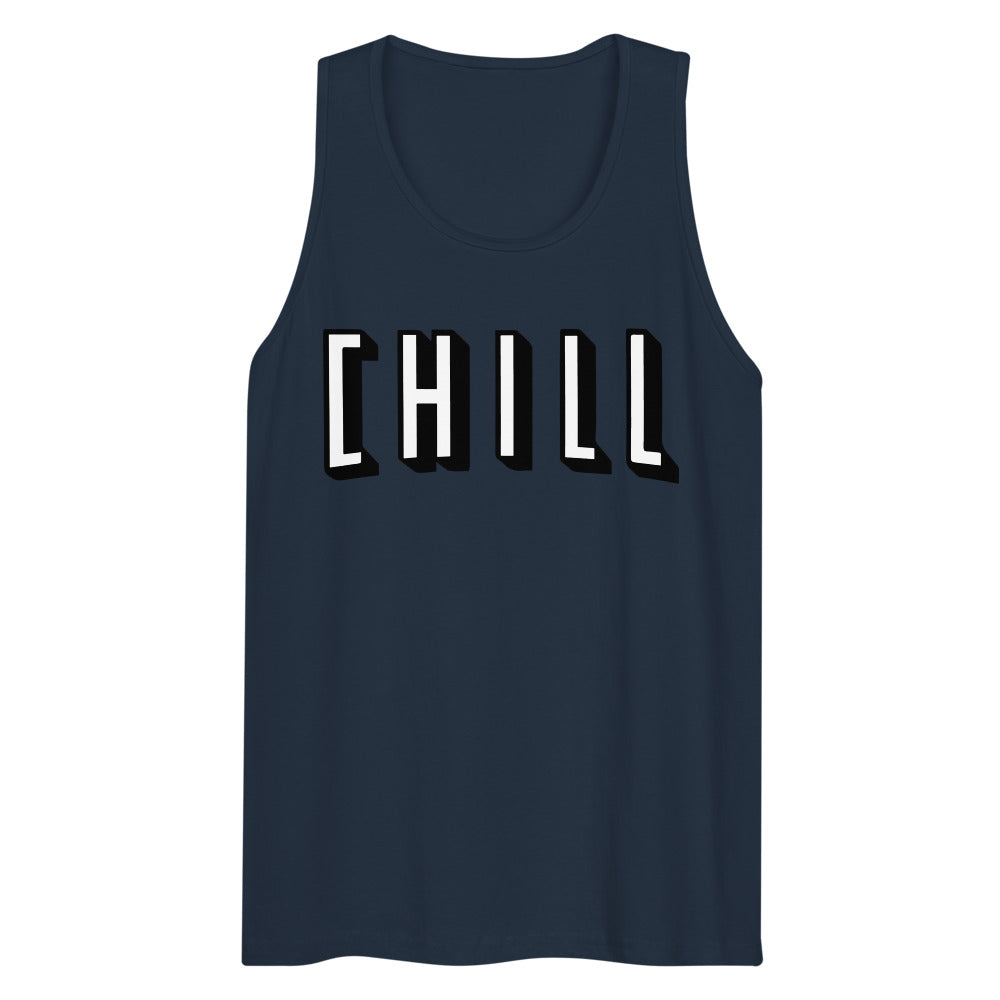 Netflix and Chill (Tank Top) - Navy
