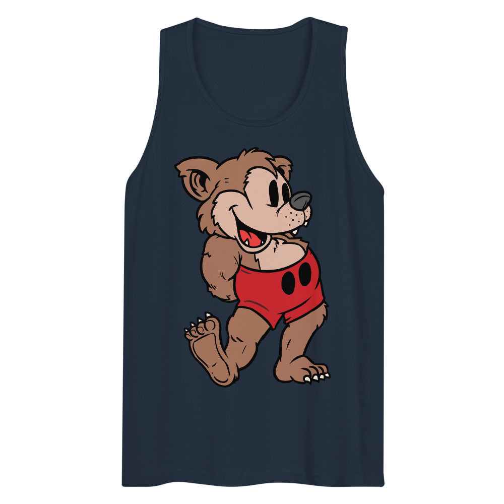 Steam-Bear Willie (Tank Top) - Navy