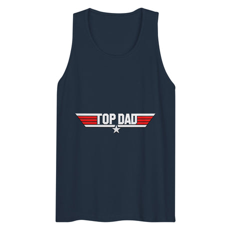 Top Dad/Daddy/Zad/Zaddy (Tank Top) - Navy