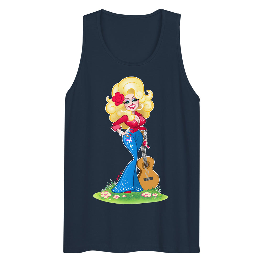 Smoky Mountain Glam (Tank Top) - Navy