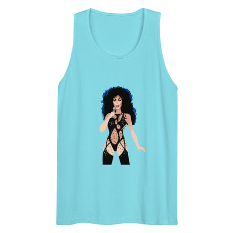 Turnt (Tank Top) - Pacific Blue