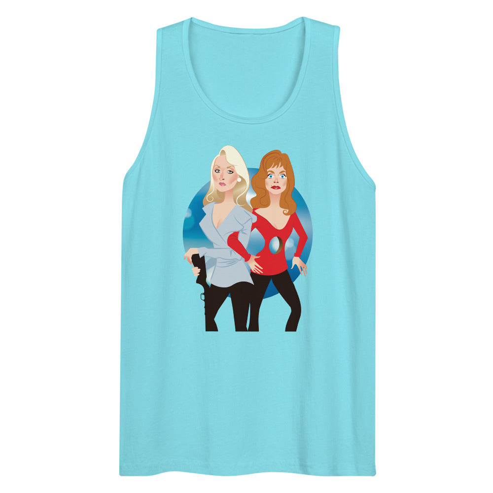 Mad & Hel (Tank Top) - Pacific Blue