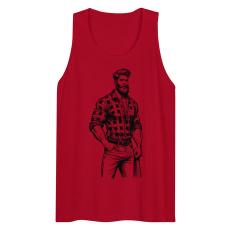 Lumbersexual (Tank Top) - Red