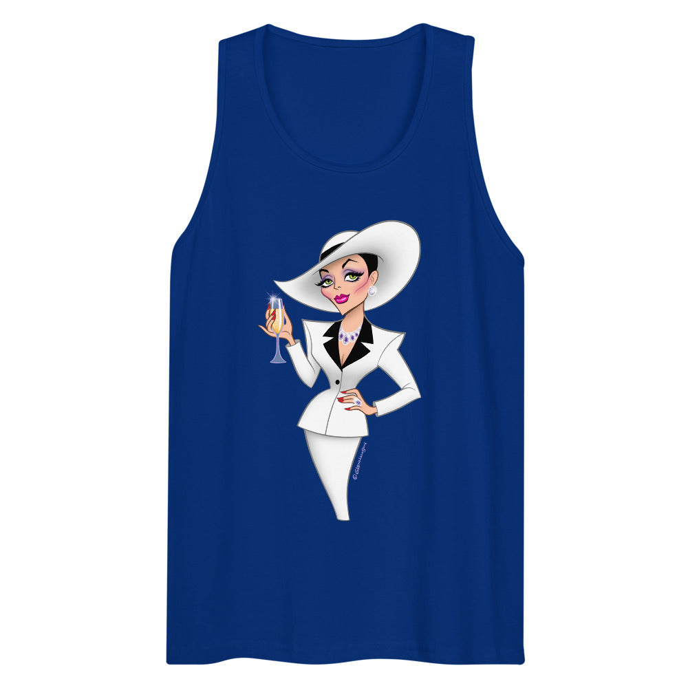 Champagne & Shoulder Pads (Tank Top) - Team Royal