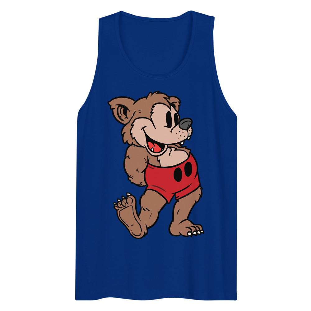 Steam-Bear Willie (Tank Top) - Team Royal