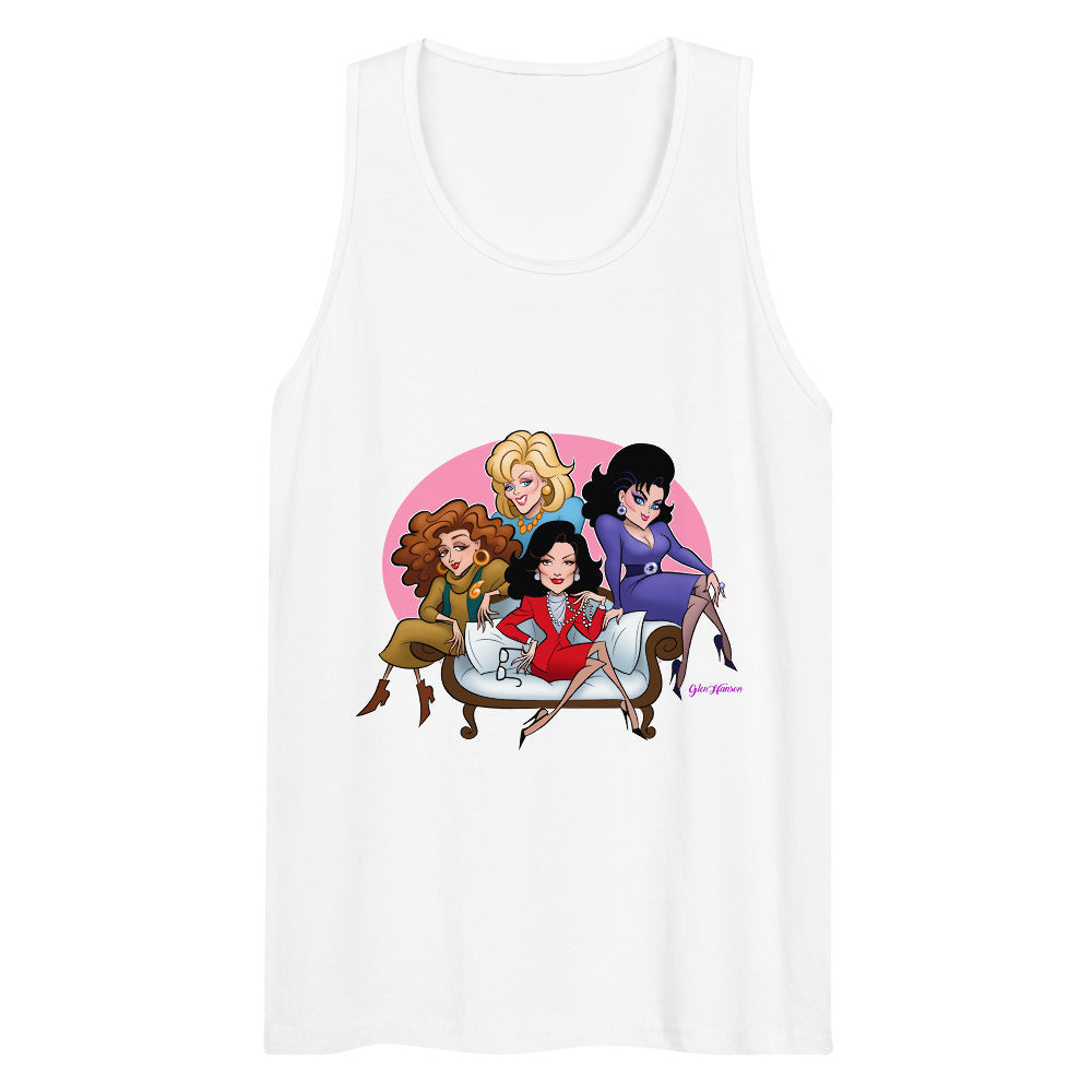 Southern Belles (Tank Top) - White