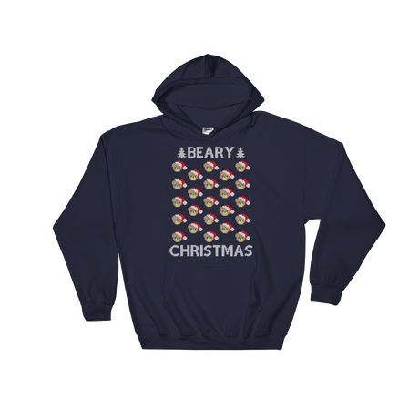 A Beary Christmas (Hoodie)-Christmas Hoodies-Swish Embassy