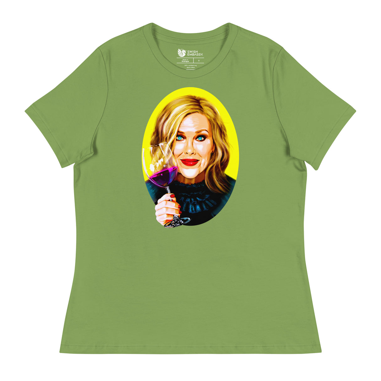 A Lotta Bit Chardonnay (Women's Relaxed T-Shirt)-Women's T-Shirts-Swish Embassy