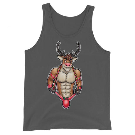 All the Reindeer Loved Him (Tank Top)-Christmas Tank Tops-Swish Embassy