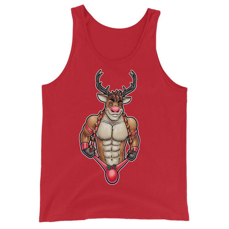 All the Reindeer Loved Him (Tank Top)-Christmas Tank Tops-Swish Embassy