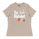 Alphabet Mafia (Women's Relaxed T-Shirt)-Women's T-Shirts-Swish Embassy