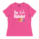 Alphabet Mafia (Women's Relaxed T-Shirt)-Women's T-Shirts-Swish Embassy