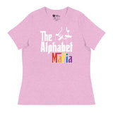 Alphabet Mafia (Women's Relaxed T-Shirt)-Women's T-Shirts-Swish Embassy