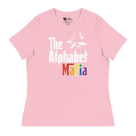 Alphabet Mafia (Women's Relaxed T-Shirt)-Women's T-Shirts-Swish Embassy